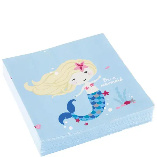 [9903033] Be A Mermaid Lunch Tissues 20pcs