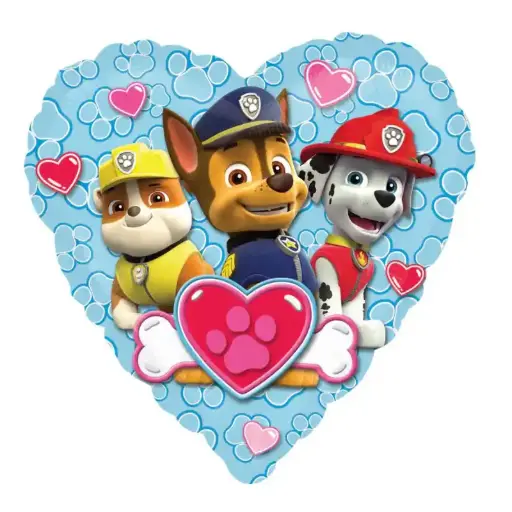 [34301] Paw Patrol Love Boy Foil Balloon 18in