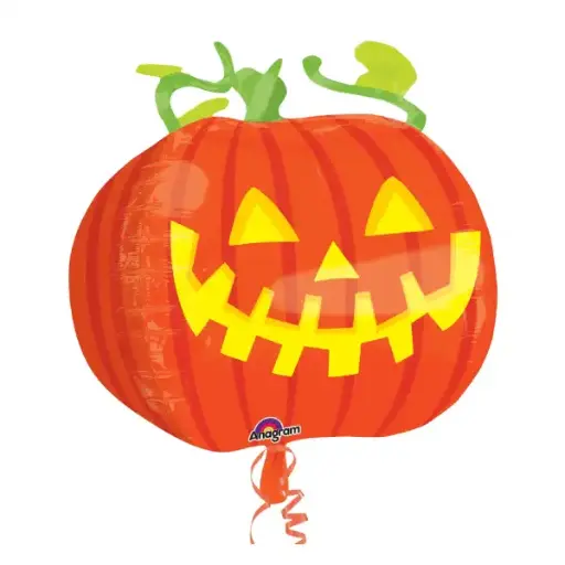 [3137901] Pumpkin UltraShape Halloween Balloon 18in