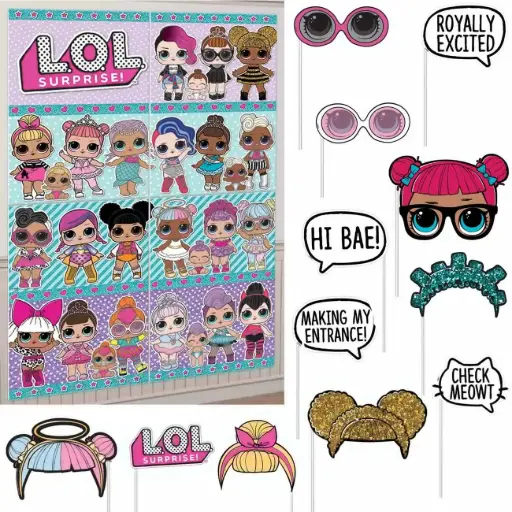 [3900211] Lol Surprise! Scene Setters With 12 Photo Props