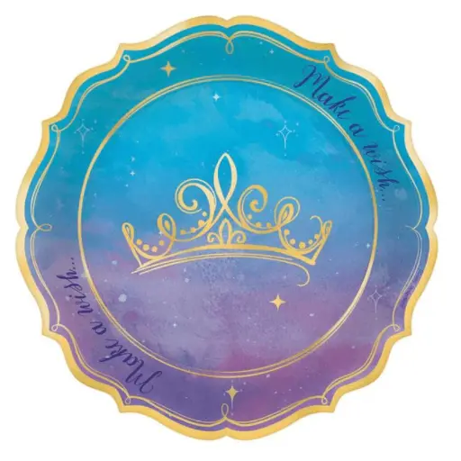 [5412357] Disney Princess Once Upon A Time Plates 7in