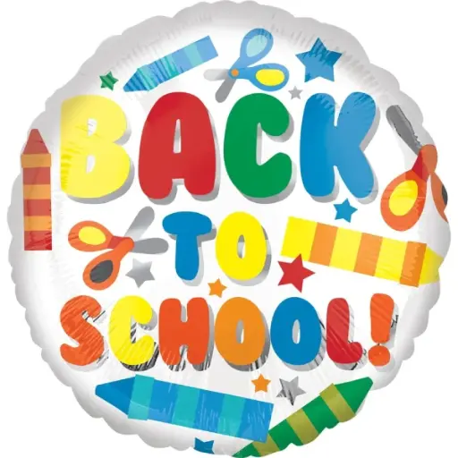 [00034541/3383301] Back To School Foil Balloon 18 Inches