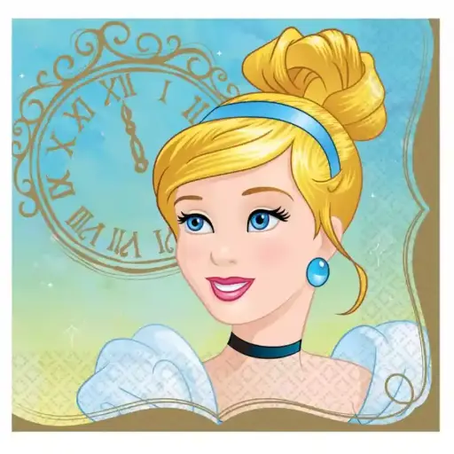 [512377] Once Upon A Time Cinderella Lunch Tissues 16pcs