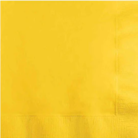 [61211.09] Yellow Lunch Napkin 2ply - 40 Pcs 