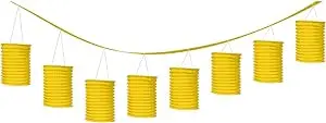 [22055.09] Lampions Girlande Decorations 12ft - Yellow
