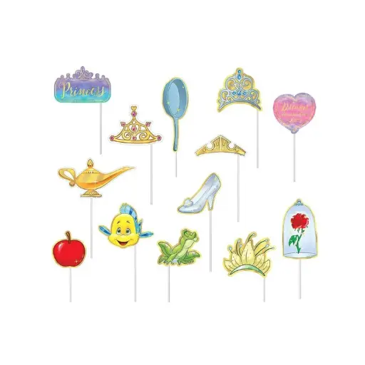[3901028] Disney Princess Once Upon A Time Paper Photo Props Kit 13pcs