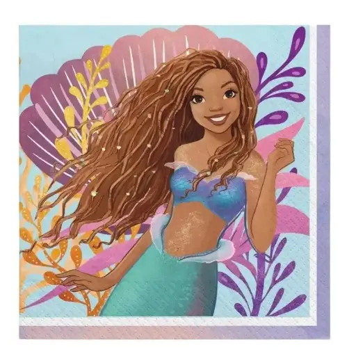 [512994] The Little Mermaid Luncheon Napkins, 16pcs