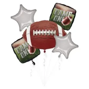 [4099901] Go Fight Win Foil Balloon Bouquet – 5 pcs