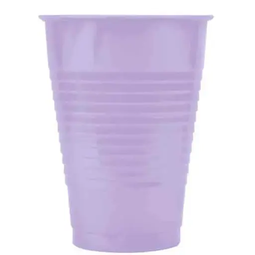 [43001.04] Lavender Plastic Cups 12oz, 20pcs