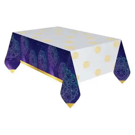 [00049112/9914198] Eid Mubarak Paper Party Table Cover – 1.8m x 1.2m