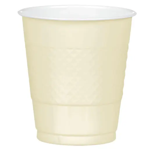 [43001.57] Vanilla Creme Plastic Cups 12oz, 20pcs
