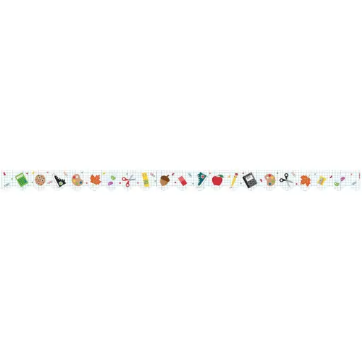 [00055972/190702] Back To School Bulletin Paper Borders 12pcs