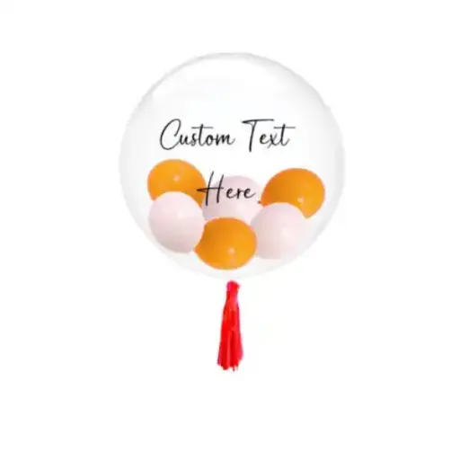 [34430] Customised Sticker on Bubble Balloon