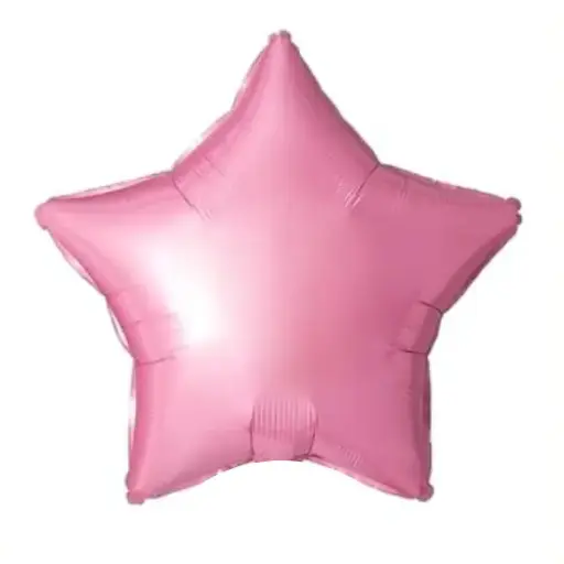 [27177] Matee Pink Star Foil Balloon - 18 Inch