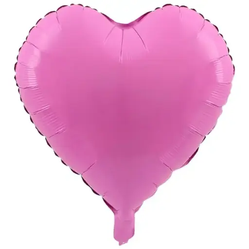 [100000012752] Pink Heart-Shaped Foil Balloon 18 Inch