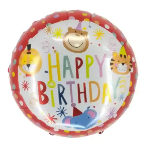 [100000013430/P-088 / 084/A-084] Jungle Theme Foil Balloon 18in