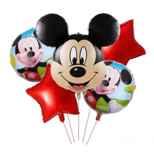 [T-023] Mickey Mouse Balloons 5 pcs