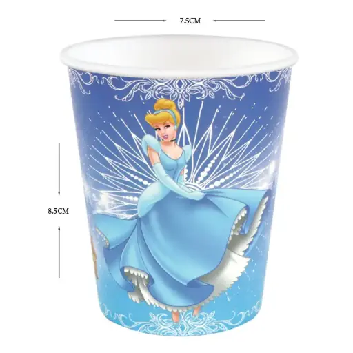 [56003] Cinderella Party Paper Cups - 10 pcs