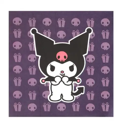 [56330] Kuromi Character Party Paper Napkins – 20 Pcs