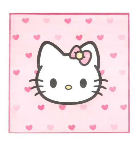 [56345] Hello Kitty Pink Heart Theme Party Paper Napkins – 20 Pcs