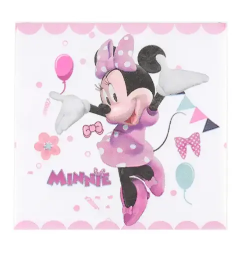 [56177] Minnie Mouse Theme Party Paper Napkins – 20 Pcs