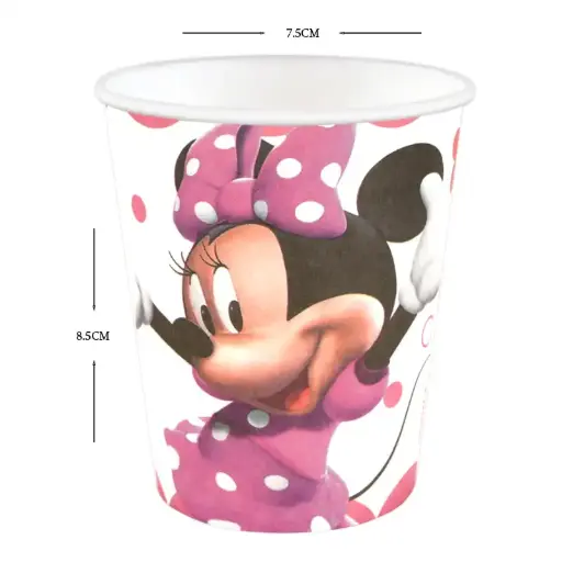 [56179] Minnie Mouse Party Paper Cups - 10 pcs