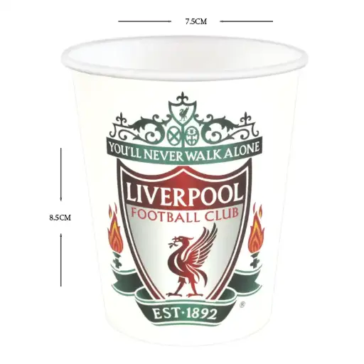 [56304] Liverpool Party Paper Cups – 8 pcs
