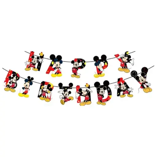 [56047] Mickey Mouse Birthday Party Banner