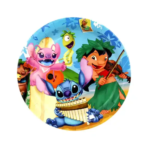 [56131] Lilo and Stitch Party Plates – 7 Inch, 10 Pcs