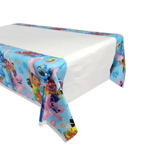 [56136] Stitch Theme Table Cover 108×180cm