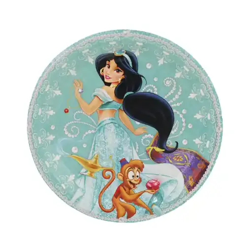 [56142] Princess Jasmine Party Plates – 7 Inch, 10 Pcs 