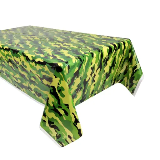 [56193] Camouflage Theme Table Cover 108×180cm