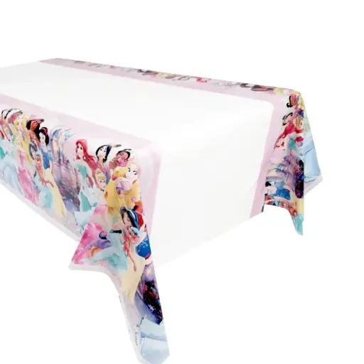 [56017] Disney Princess Theme Table Cover 108×180cm