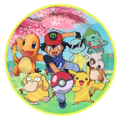 [56117] Pokemon Go Paper Plates 9 Inch – 10 Pcs
