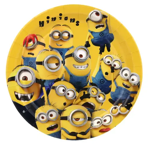 [56152] Minions Paper Plates 9 Inch – 10 Pcs