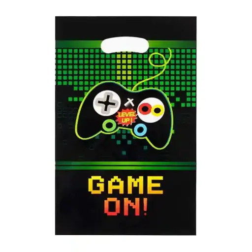[56698] Game Controller Goodie Bag Plastic Loot Bag 10 pcs
