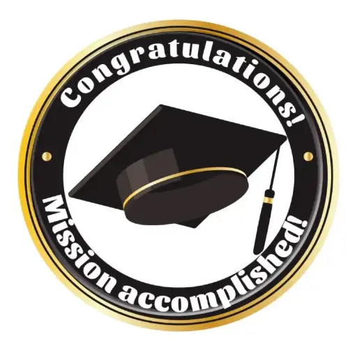 [56704] Graduation Round Paper Plates 9 inch 8 pcs