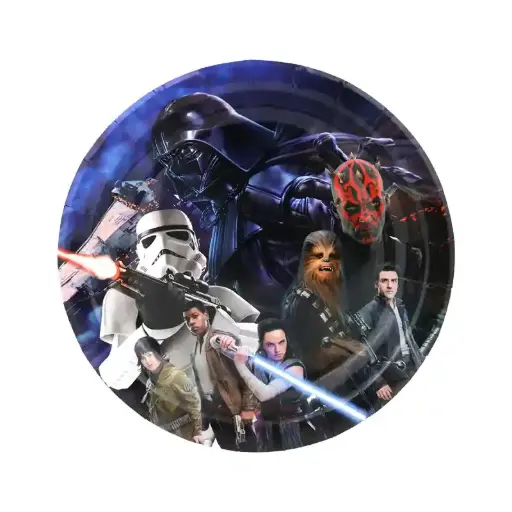 [00056095] Star Wars Party Plates – 7 Inch, 10 Pcs