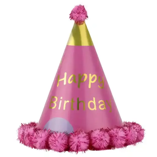 [56963] Happy Birthday Party Hat – 18 cm