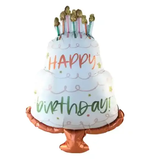 [00057244] Cake Shape Foil Balloons
