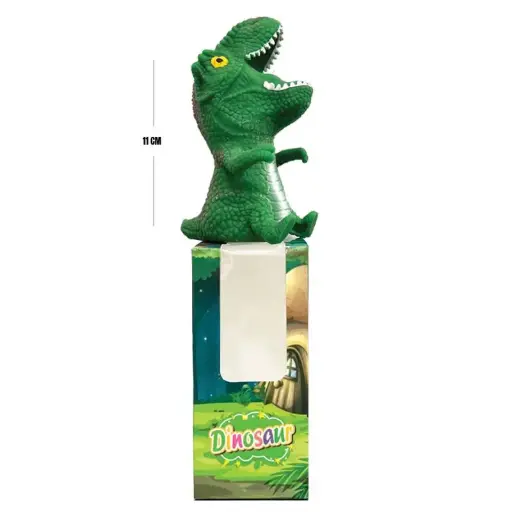 [00057455] Green Dinosaur Squeeze Toy