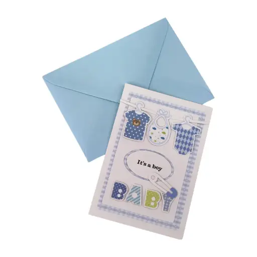 [00057511] It's a Baby Boy Card  