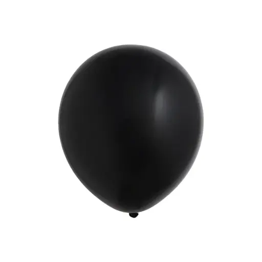 Black Latex Balloon 11in – Helium Inflated