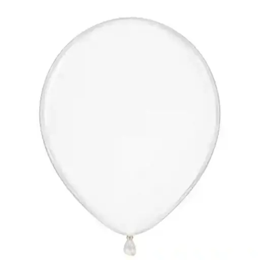 Clear Latex Balloon 11in 1pcs – Helium Inflated