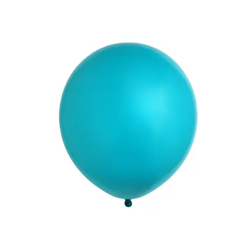 Lake-Blue Latex Balloon 11in - Inflated with Helium 