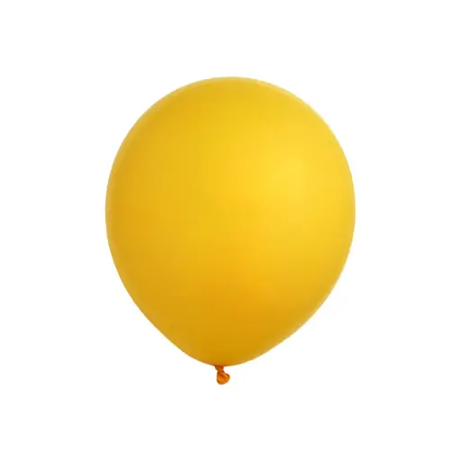 Lemon-Yellow Latex Balloon 11in - Inflated with Helium