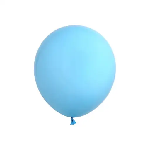 Light-Blue Latex Balloon 11in – Helium Inflated