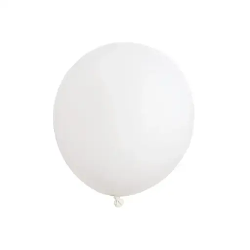 White Latex Balloon 11in – Helium Inflated