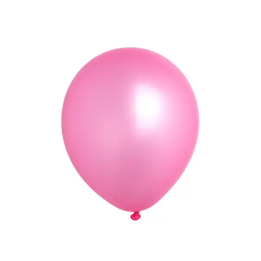 Deep Pink Metallic Latex Balloons 11in  – Helium Inflated