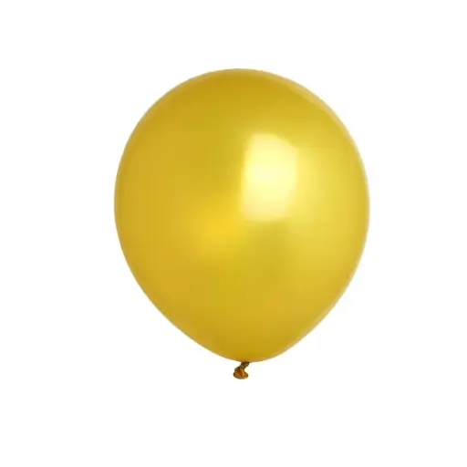 Gold Metallic Latex Balloons 11in – Helium Inflated